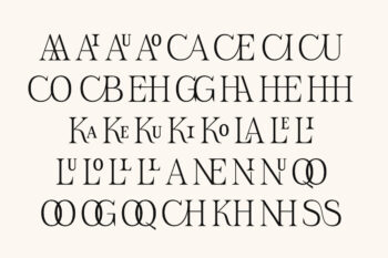 Asvata-Preview-Unique-Ligatures-Combination