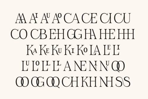 Asvata-Preview-Unique-Ligatures-Combination