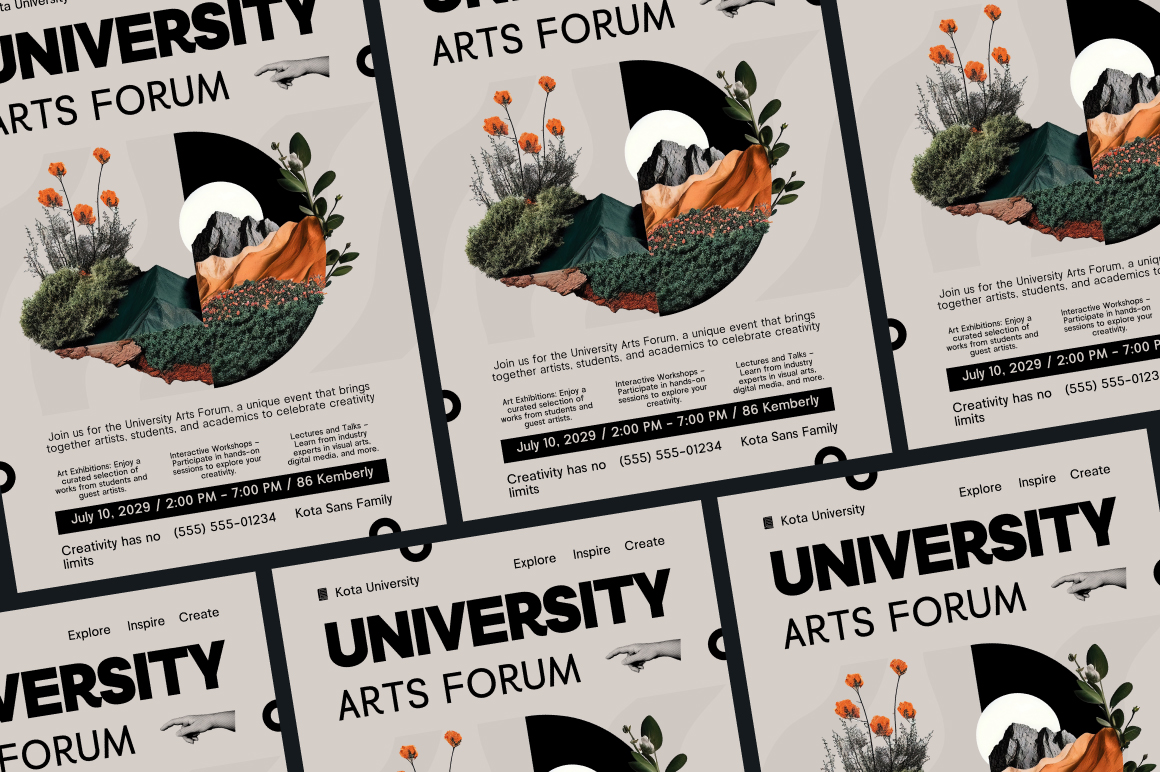 Kota-Sans-Preview-Art-Forum-Poster