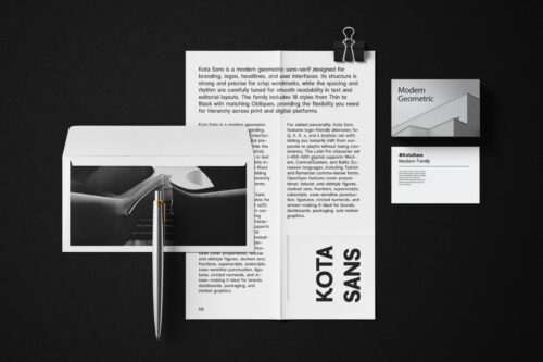 Kota-Sans-Preview-Corporate-Letter-Business-Card
