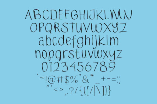 Sketsa-Handdrawn-Preview-Character-Set