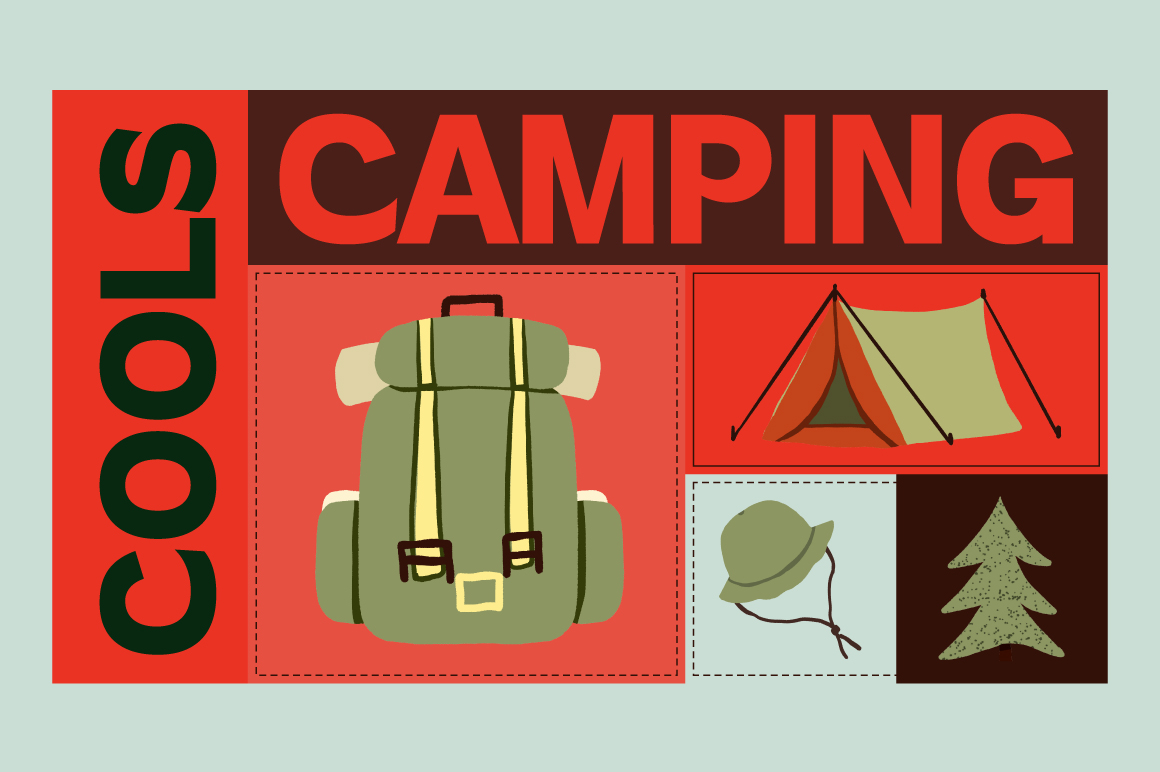 Vynce-Sans-Preview-Camping-Poster