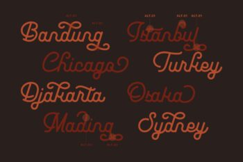Monoline Script Font