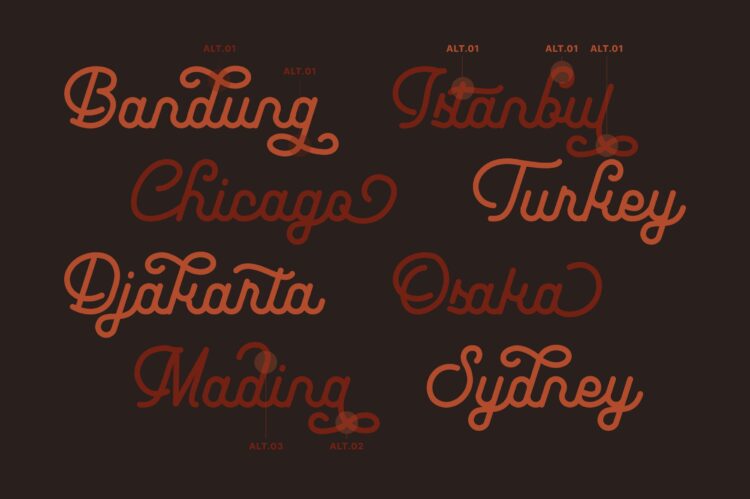 Monoline Script Font