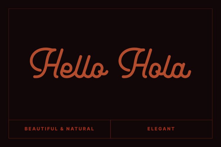 Monoline Script Font