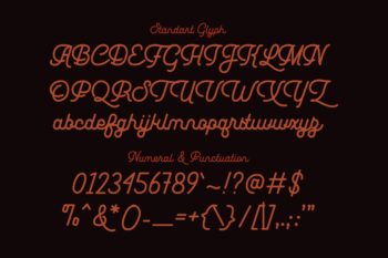 Monoline Script Font