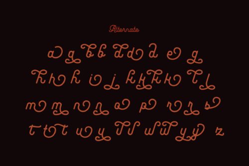 Monoline Script Font