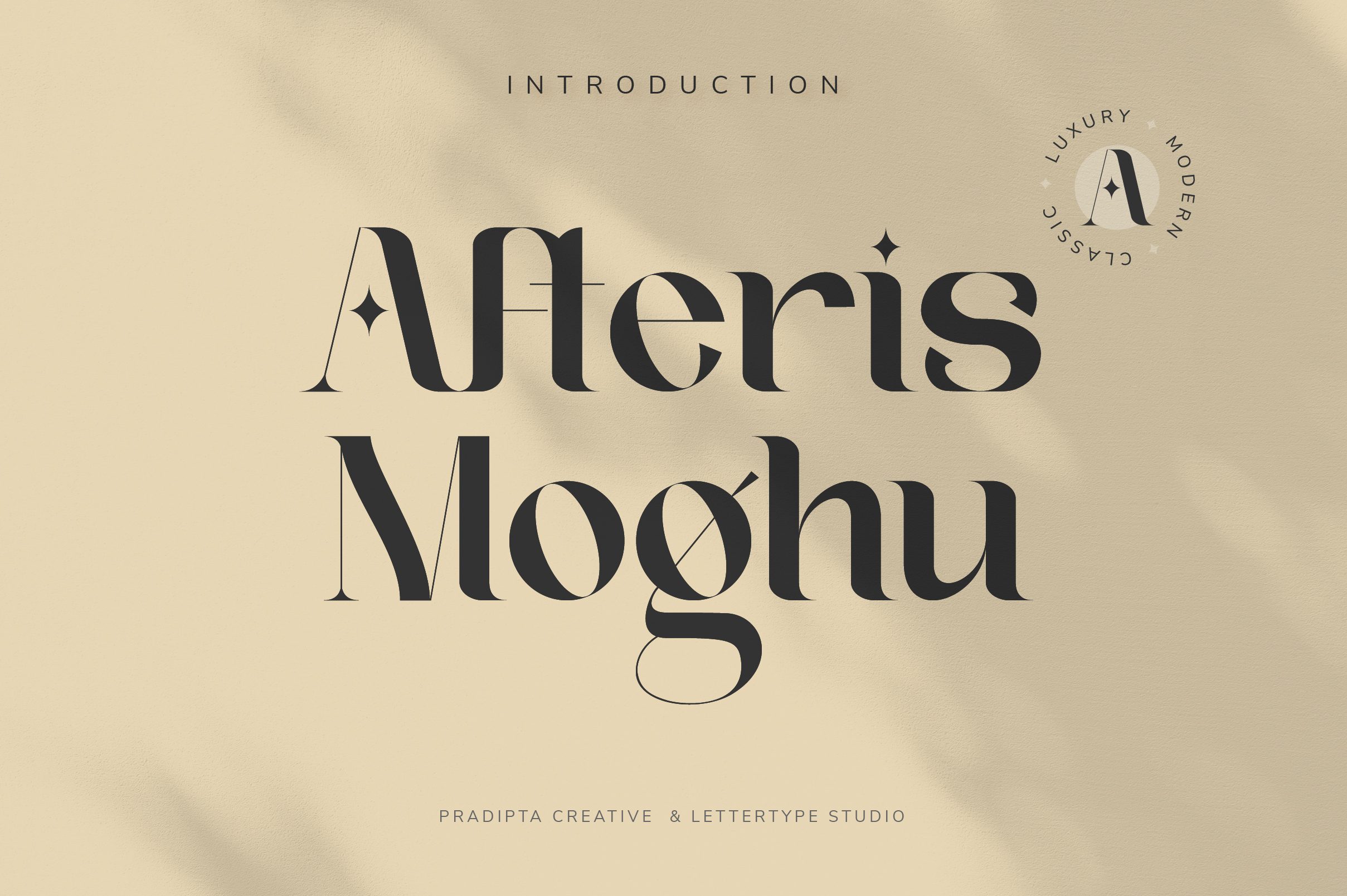 modern luxury serif font