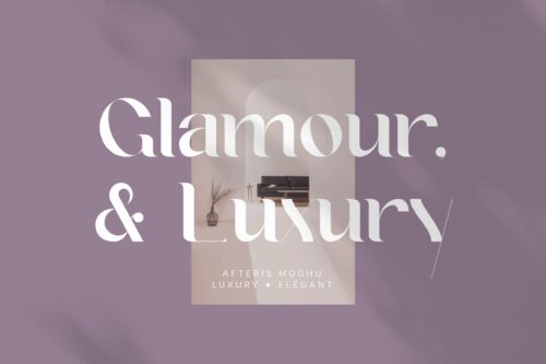 modern luxury serif font