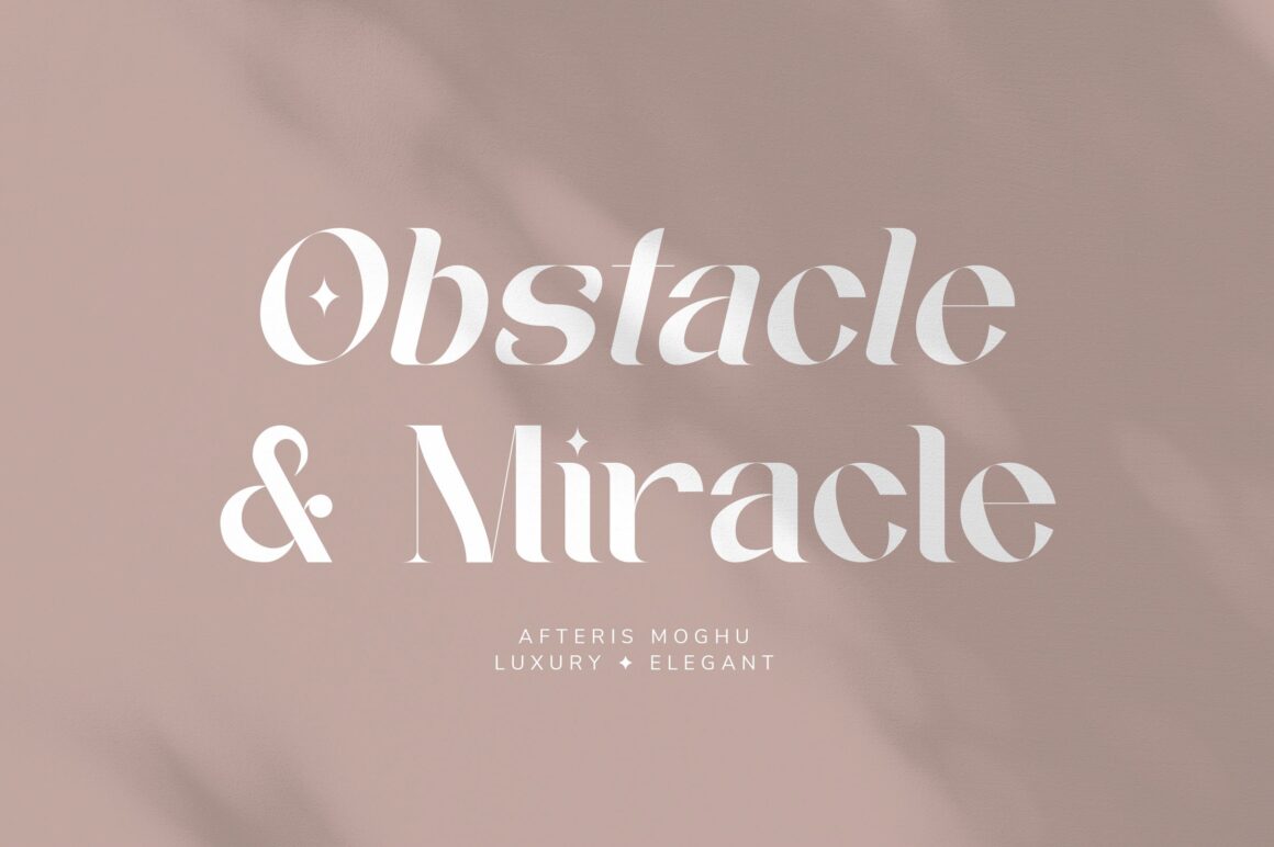 modern luxury serif font