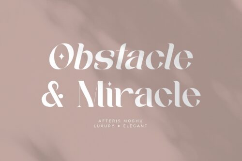 modern luxury serif font