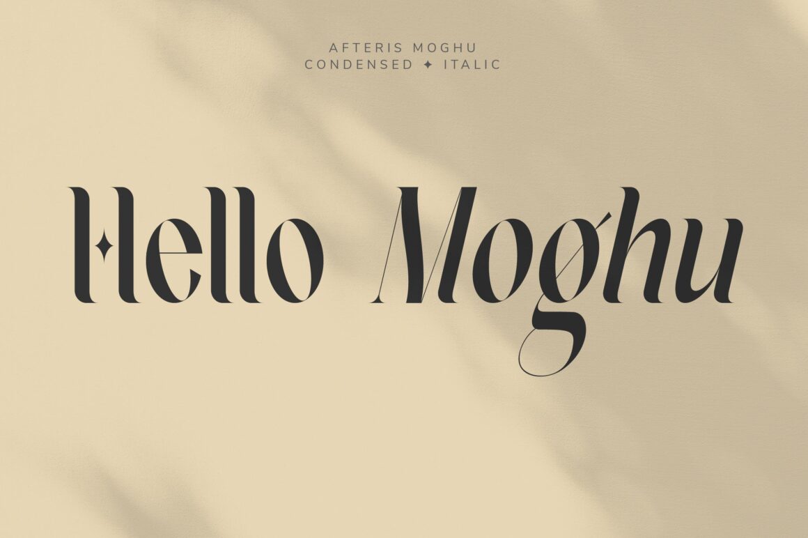 modern luxury serif font