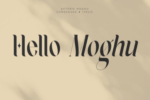 modern luxury serif font