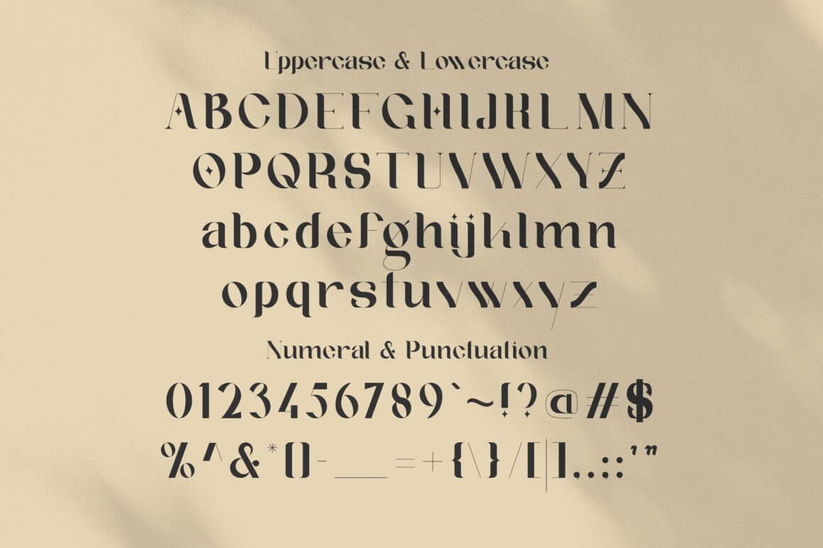 modern luxury serif font