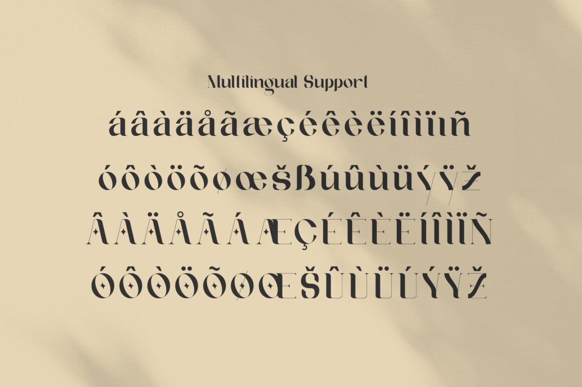 modern luxury serif font