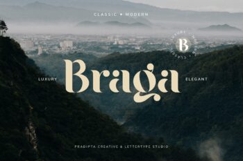 Classic modern serif font