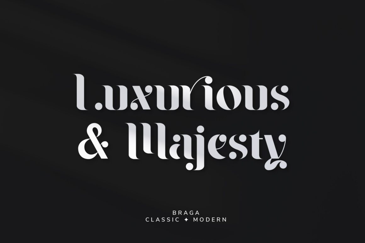 Classic modern serif font
