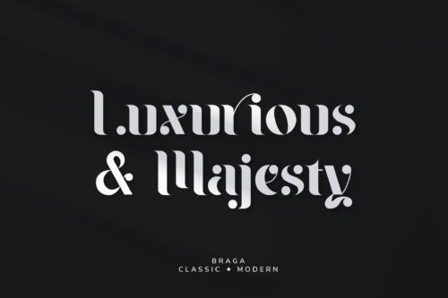 Classic modern serif font