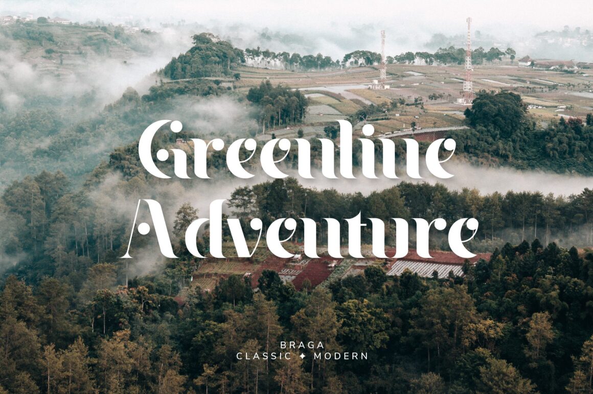 Classic modern serif font