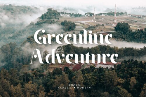 Classic modern serif font