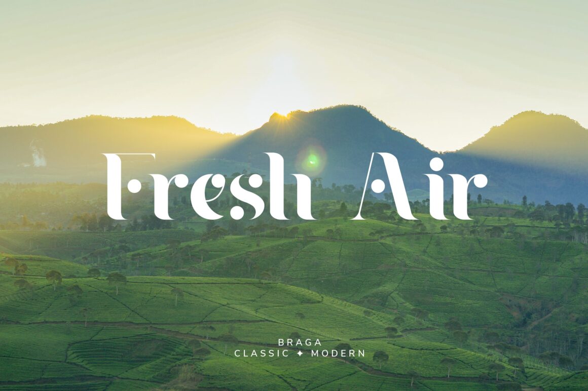 Classic modern serif font