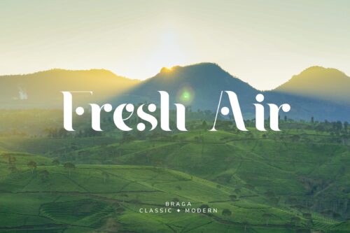 Classic modern serif font