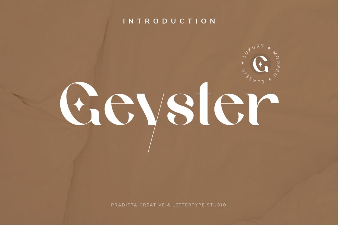 Modern Classic Serif Font