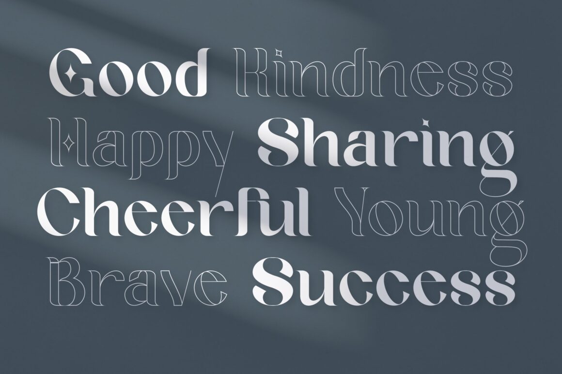 Modern Classic Serif Font