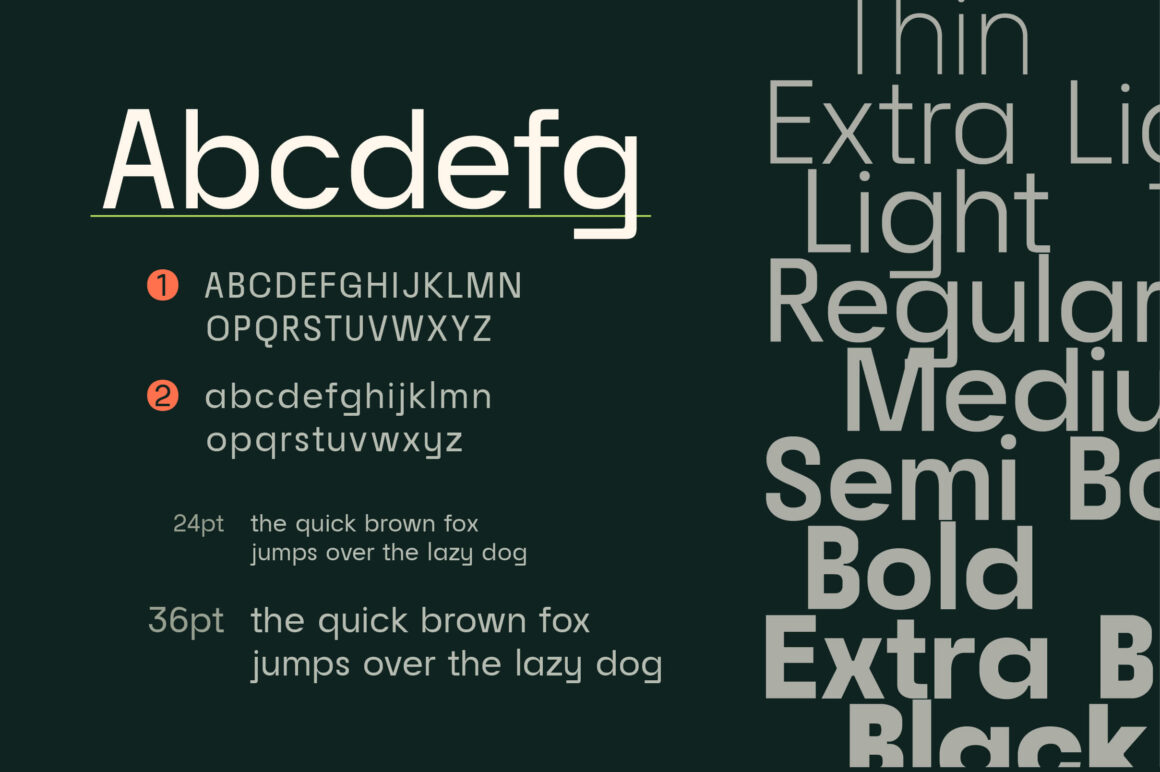 freebies free geometric sans serif font