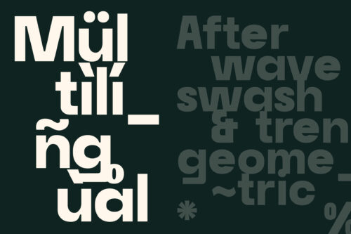 freebies free geometric sans serif font