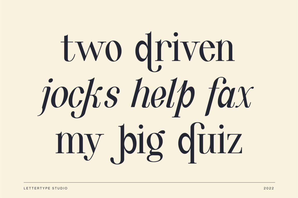 Luxury Serif Font