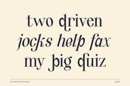 Luxury Serif Font