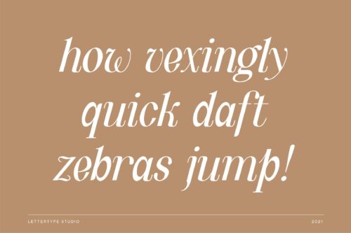 Luxury Serif Font