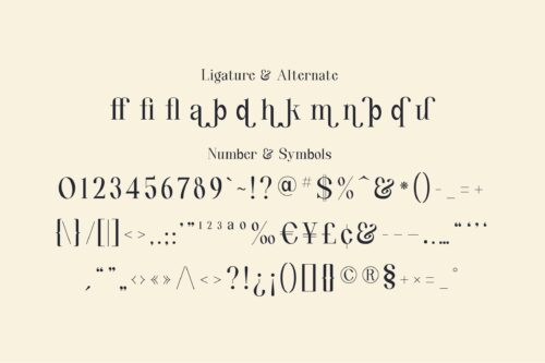 Luxury Serif Font