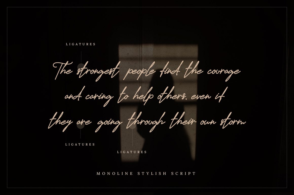 Stylish Monoline Script