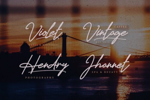 Stylish Monoline Script