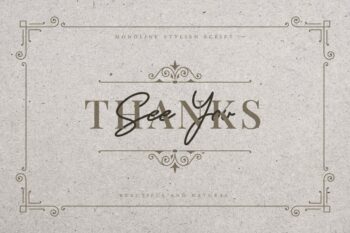 Stylish Monoline Script