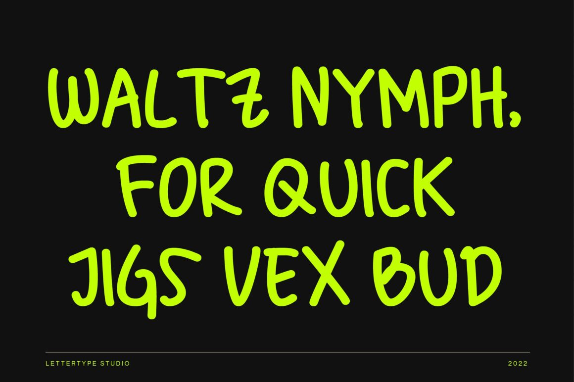 Playful Display Font