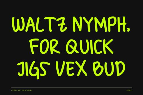 Playful Display Font