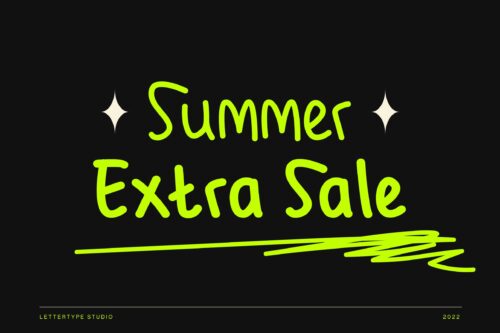 Playful Display Font