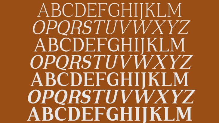 Serif fonts comeback trend — explore timeless typography and design inspiration from Lettertype Studio