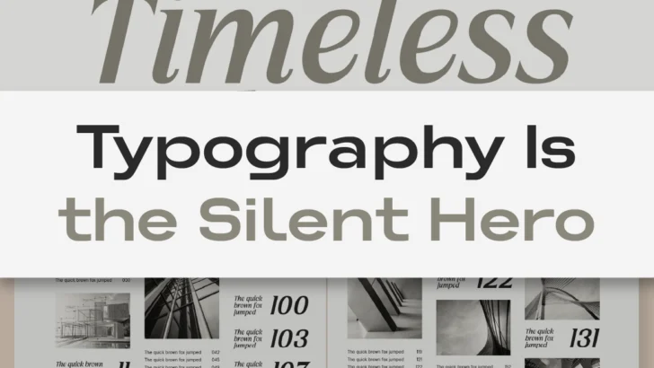 Why Typography Is the Silent Hero of Modern Branding