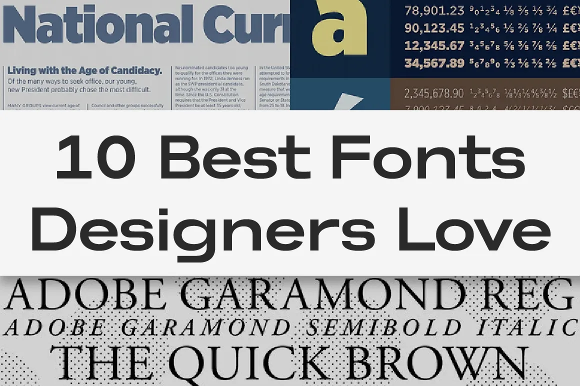 10 Best Fonts Designers Love in 2025