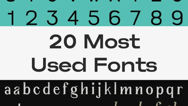 20 Most-Used Fonts by Designers — The Ultimate Guide for Modern Branding