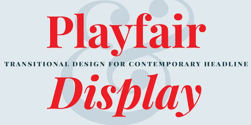 5 Most Used Serif Font Styles Today (Plus Lettertype Studio Picks)_Playfair Display