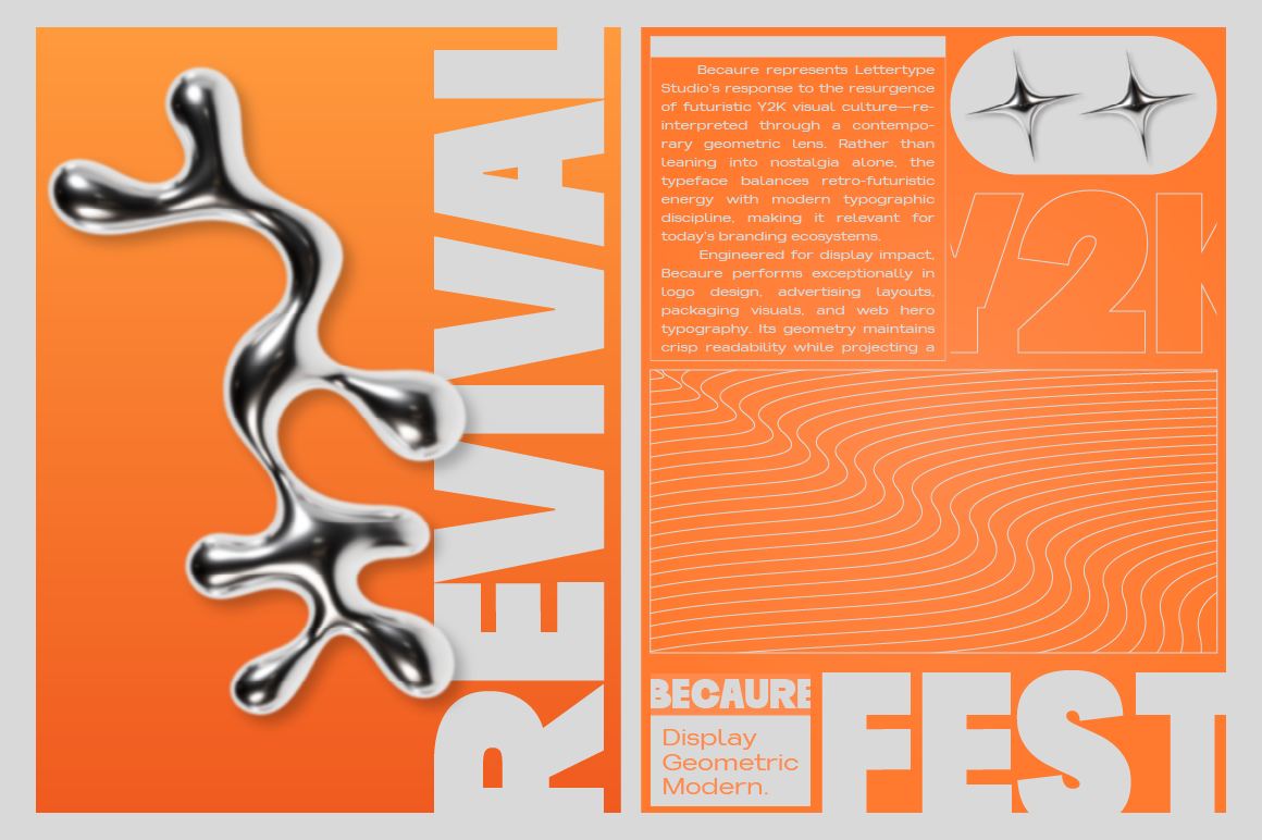 Becaure-Dual-Poster-Y2K