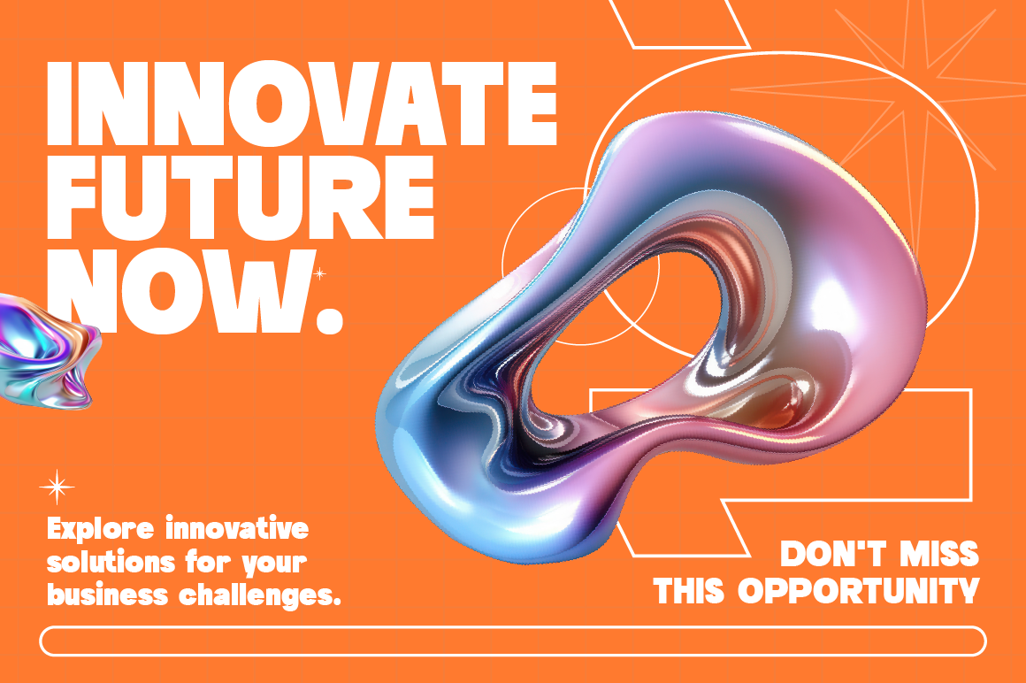 Becaure-Innovate-Future-Poster-Y2K