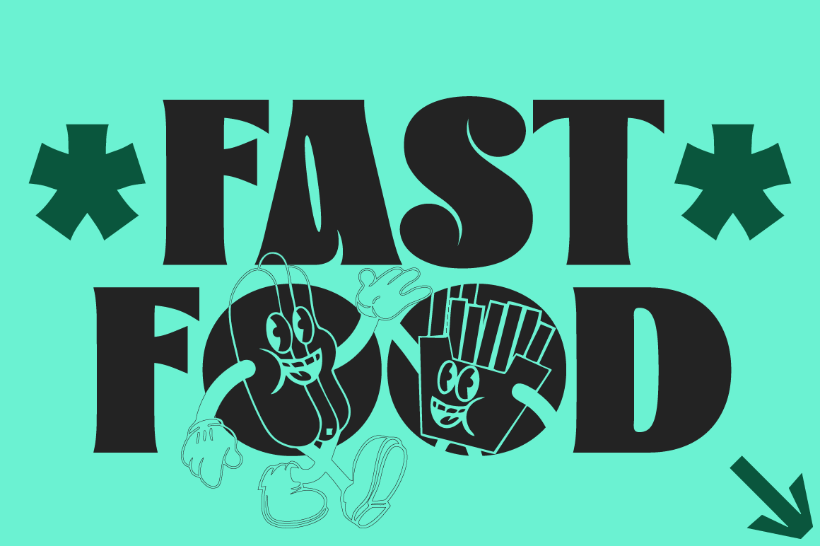 Lucentia-Fast-Food-Big-Typography