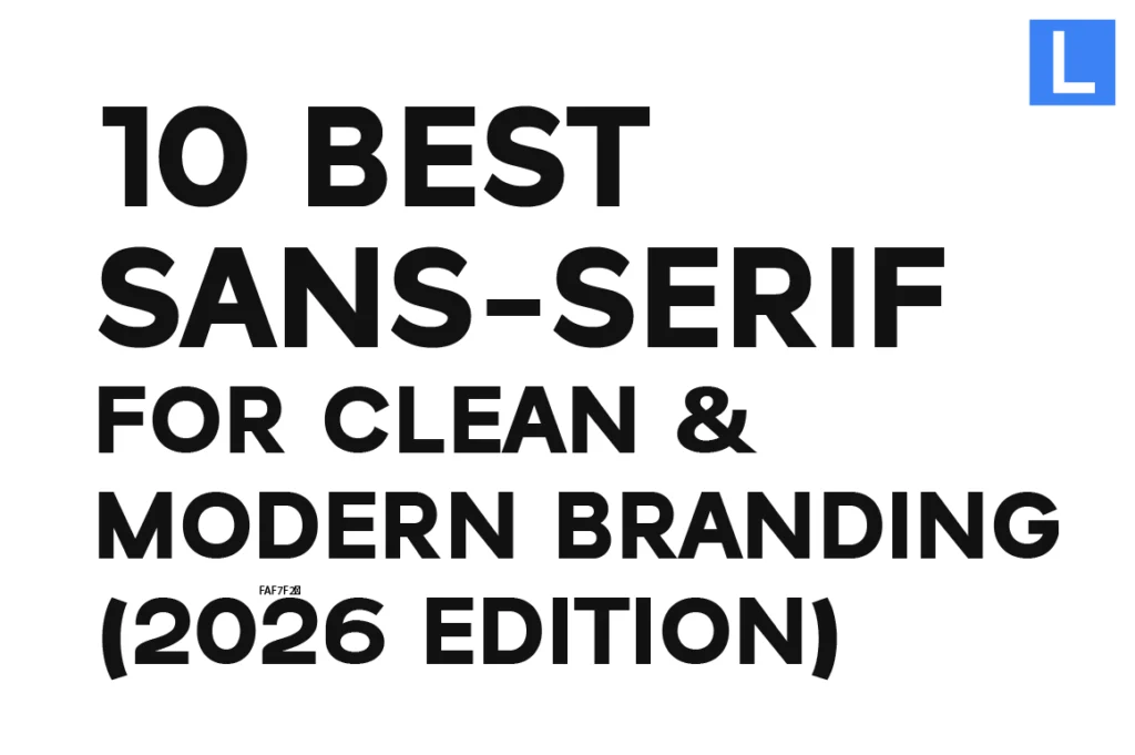 10 Best Sans Serif Fonts for Clean & Modern Branding (2026 Edition)