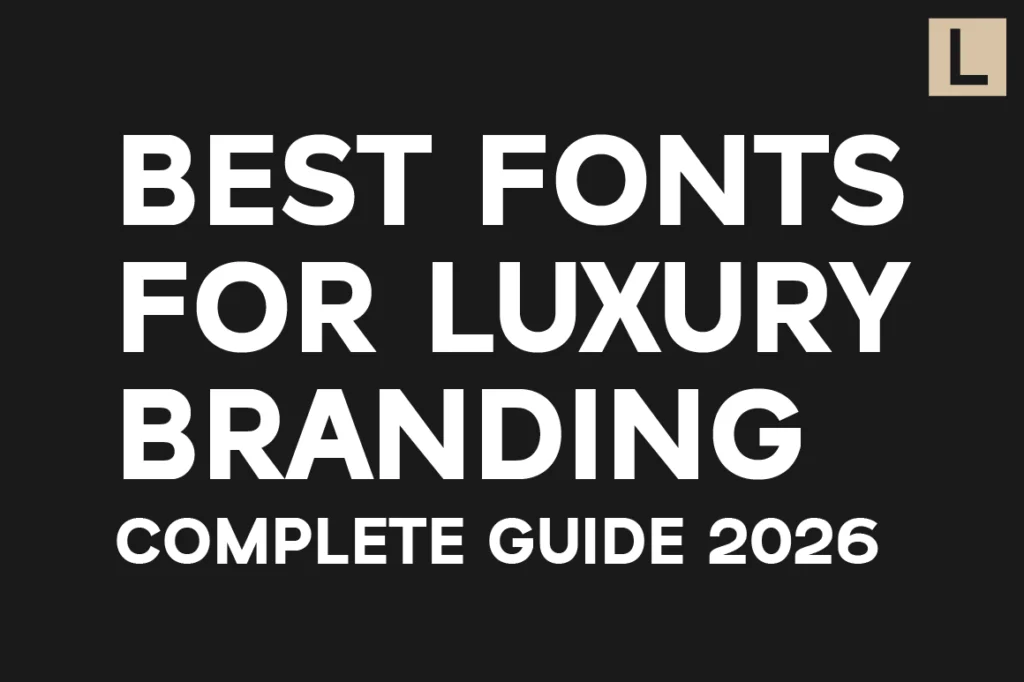 Best Fonts for Luxury Branding: Serif vs Sans Serif (Complete Guide 2026)